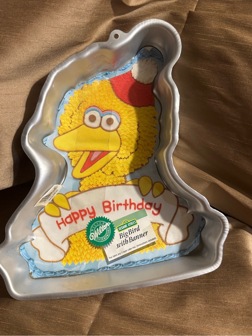 Wilton Big Bird Cake Pan — Yellow with Red Hat Accent